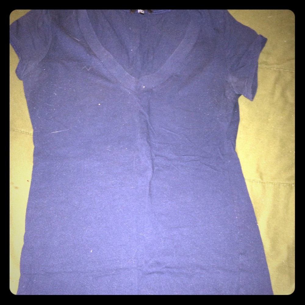 Blue tee